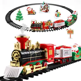 AKYK3A09L8437Z20VR TOYVIAN Christmas Train Toy Sound Light