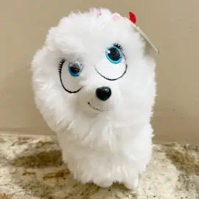 0416 TY Secret Pets Beanie Gidget Pomeranian Stuffed Animal