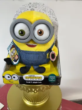 Minions UNIVERSAL Rise Gru Laugh Giggle Talking Bob
