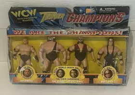 747005098730 WCW Thunder Champions Set Box Goldberg Bret Hart #2