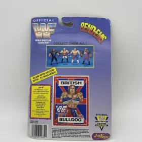 020616126321 WWE Wwf Toys British Bulldog Bend Ems Wrestling #2
