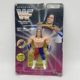 020616126321 WWE Wwf Toys British Bulldog Bend Ems Wrestling