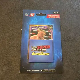 710425467325 WWE Supercard Brock Lesnar Supertoken Gamestop