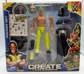 887961079562 WWE Figure Create Superstar Rocker Set Kane Head