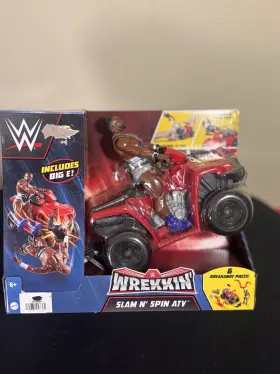 HDM06 WWE Mattel Wrestling Wrekkinft Slam Ftn Spin Atv Big HDM06 WWE Mattel Wrestling Wrekkinft Slam Ftn Spin Atv Big