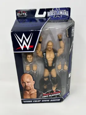 HJF08 WWE Wrestlemania Stone Coldft Steve Austin Elite Action