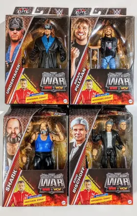 HVL84-HVL87 WWE Elite Set Monday Night War Wave Baf Michael