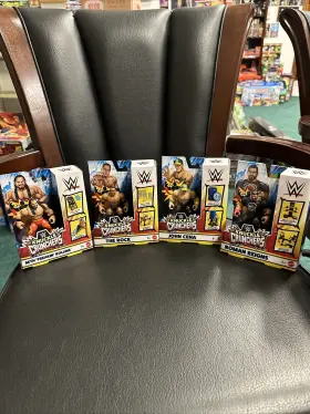 HWH23 WWE Knuckle Crunchers Cena Roman Reigns Seth Set