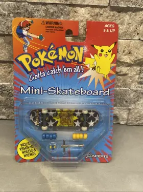 648465028001 X-CONCEPTS Pokemon Alakazam Mini Skateboard Deck