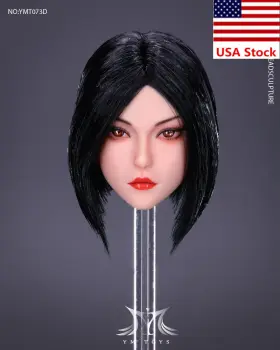 YMT073 YMTOYS Female Hair Beauty Head Sculpt Action Figure