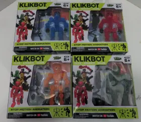 008983066068 ZING Klikbot Set Poseable Action Figures