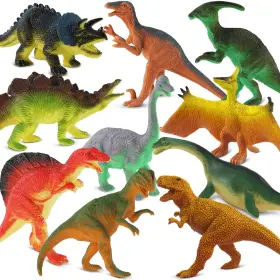 BT011 ZIPPYTOTS Dinosaur Kids Realistic Figure Toy Set