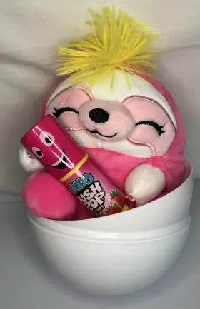 193052050885 ZURU Mini Snackles Mystery Susie Pink Sloth Push