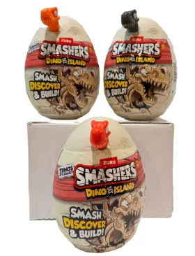 AZT7495SQ1 ZURU Pack Smashers Smash Dino Island Egg Mystery