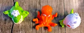 4554 ZURU SMASHERS Alien Egg Gator Octopus Mini Figure #2