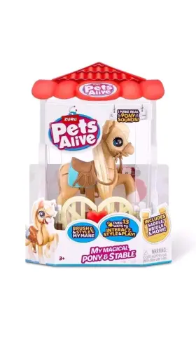 9546 ZURU TOYS Alive Magical Pony Stable Robotic Pet Figure