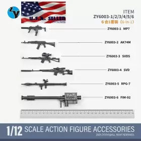 ZY6003A ZY TOYS Soldier Weapon Gun Sniper Figure Marvel