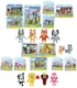 BLUEY FIGURES PACKS FAMILY Plush FRIENDS BANDIT CHILI BINGO SOCKS HONEY RUSTY