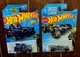BATMAN  2 x Hot Wheels: BATMOBILE/JUSTICE LEAGUE BATMOBILE (2017/2021, Mattel)
