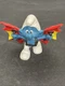 Hang Glider Smurf 20036 Peyo Schleich Figure - Pre-Owned