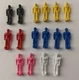 Vintage Bandai Power Rangers Thunderzord Assault Team Pilot Figures Lot of 16