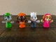 Nickelodeon Paw Patrol Finger Puppets Set of 4 Kids Bath Toys Educational