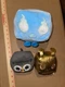 Roblox Pet Simulator Plush Lot of 3 Willow Wisp Penguin Gold Gleebo Alien 