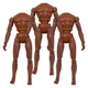 Figures Toy Company Set of 3 Deluxe Type S Retro 8 Inch Male African American...