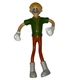 Disney McDonalds Geppetto Bendy Figure 2002 Happy Meal Toy 5.5" Action Figure