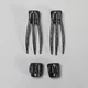 MARVEL LEGENDS FEMALE CLAWS GAUNTLETS PARTS SHADOWCAT CUSTOM KITBASH FIGURE 4pc