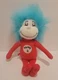 Dr. Seuss The Cat in the Hat "Thing 2" Red W/Blue Hair 10" Plush Stuffed Toy 
