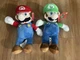NEW Nintendo Super Mario - Luigi 12" & Mario 12&rdquo; Plush Stuffed Doll FREE SHIP