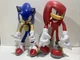Sega Sonic the Hedgehog Jakks Bendable Knuckles & Sonic  4.5" JAKKS Figures