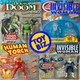 4 1992-95 Marvel Toy Biz Doctor Doom Human Torch Invisible Women Clear EX 4️⃣4️⃣