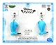 Pokemon XY Male Female Figure Mascot - WABBUFFET Pair 1.5" Keychain Banpresto