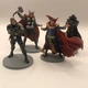 Disney Avengers Marvel Mini 3 1/2" Figure Cake Toppers Lot of 4 EUC  73