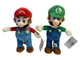 Nintendo Super Mario and Luigi Plush Doll 2pc  12" New