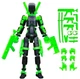 Titan 13 Action Figure Articulated Dummy 13 Robot w/ Weapons & Extra Hands