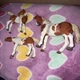 2002 Papo Pinto Mare Figure Size Sucking Colt Baby Family Set Of 3 HTF Neck Head