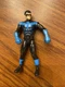 Nightwing batman DC comics action figure black blue 4&rdquo; Toy