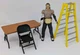 WWE Jakks R3 Tech Jeff Hardy Boyz Wrestling Figure Table Ladder Chair TLC LOT