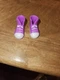 NICKELODEON JOJO SIWA DOLL SHOES HOLD THE DRAMA PURPLE & WHITE SNEAKERS ((A)