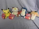 Vintage Plush Beanie LOT Pok&eacute;mon Nintendo Hasbro 1998 New With Tag NWT