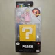 Jakks Pacific Super Mario Bros Movie Peach 1.25 in Figure & Question Block