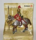 Schleich Mounted Knight With Sword red shield chestnut horse Action Figure Toy