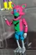 Five Nights at Freddys Blacklight Foxy Mini Figure Funko 2" FNAF Pink Neon