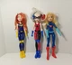 DC Comics Superhero Girls 12" Action Figures Lot Of 3 Dolls Mattel