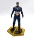 Marvel Disney CAPTAIN AMERICA Avengers 4" PVC Cake Topper Figure w/Base