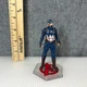 Disney Marvel Avengers Captain America 4" Plastic Figure Figurine Cake Topper