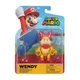 World of Nintendo Super Mario Wendy Koopa 4 Inch Action Figure